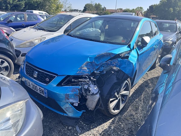 Véhicule accidenté pris en charge